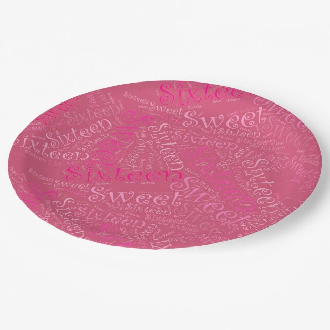 Prato De Papel Doce Dezesseis Chapas de Papel - Fornecimentos Fís (Inclinado)