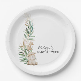 Prato De Papel Doce Pequeno Lambe - Verde Personalizado