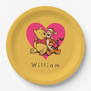 Prato De Papel Doce Winnie the Pooh & Tigger