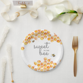 Prato De Papel Doces Como As Pratas De Papel De Bumblebee