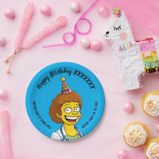 Prato De Papel DOCTORS BIRTHDAY blue pediatric anti-stress (Festa)
