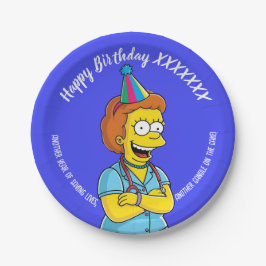 Prato De Papel DOCTORS BIRTHDAY blue pediatric medical