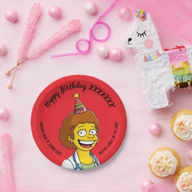 Prato De Papel DOCTORS BIRTHDAY red pediatric anti-stress (Festa)
