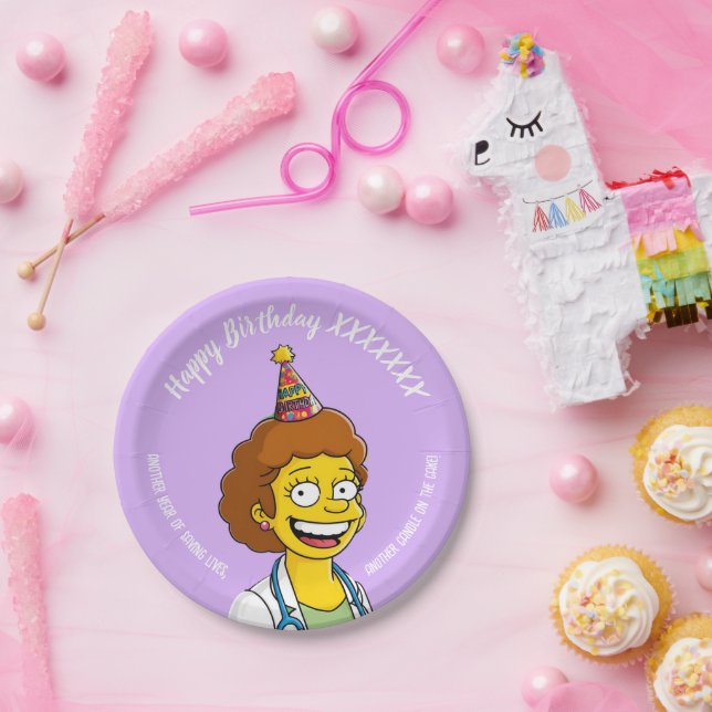 Prato De Papel DOCTORS BIRTHDAY violet pediatric anti-stress (Festa)