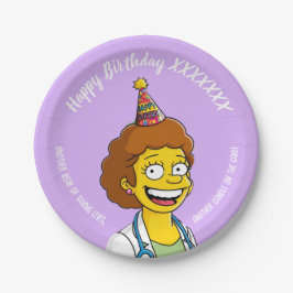 Prato De Papel DOCTORS BIRTHDAY violet pediatric anti-stress