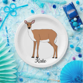 Prato De Papel Doe Deer