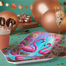 Dois belos Flamingoes Rosa No Amor, Gráfico