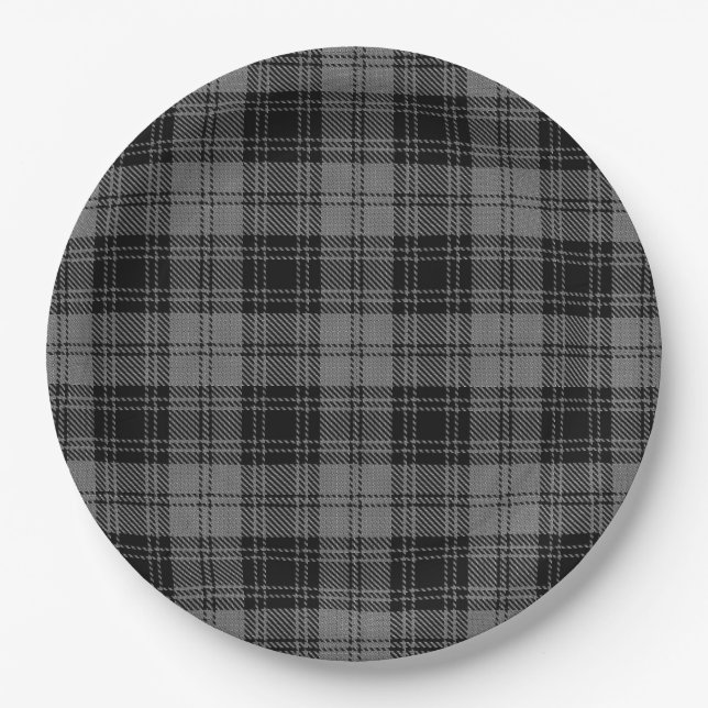 Prato De Papel Douglas grey Tartan (Frente)