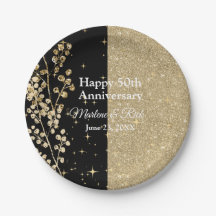 Dourada Brilhante Espalha a Caligrafia Negra Elega