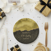 Dourado Amarelo Glitter Abstrato Aquarela