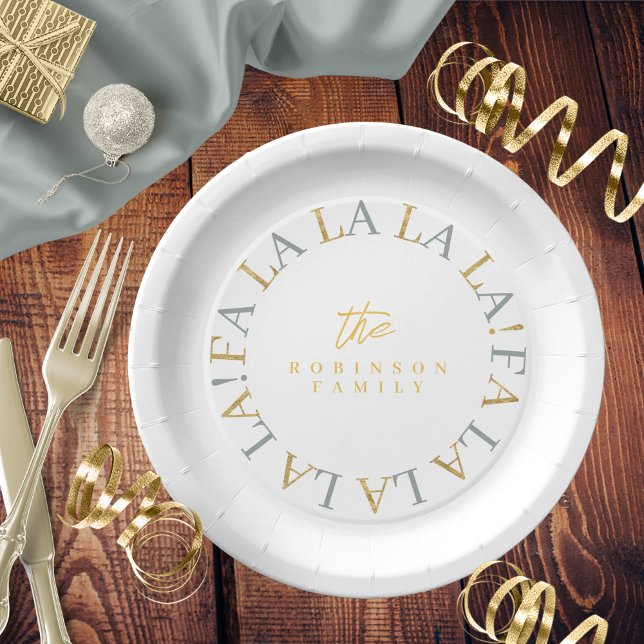 Prato De Papel Dourado Natal Tereno Verde Fa La ID1009 (Criador carregado)