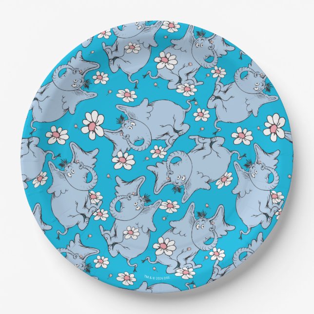 Prato De Papel Dr. Seuss Horton Hears a Who (Frente)
