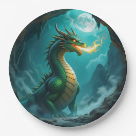 Prato De Papel Dragão
