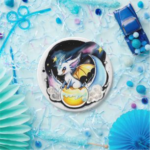 Prato De Papel Dragon Birthday