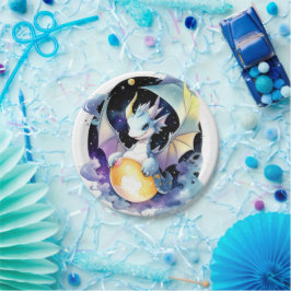 Prato De Papel Dragon Birthday