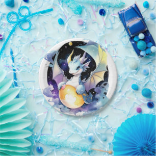Prato De Papel Dragon Birthday