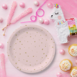 Prato De Papel Dream Bear Baby Stars