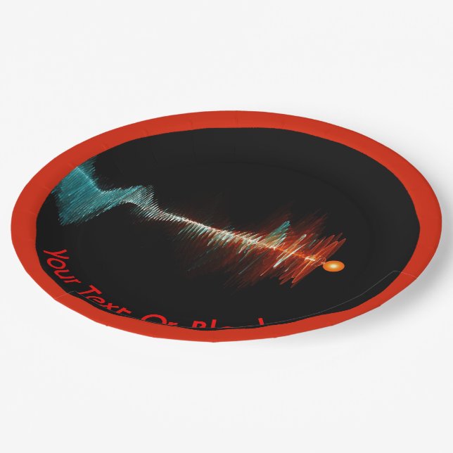 Prato De Papel Dualidade de Onda de Partículas (Inclinado)