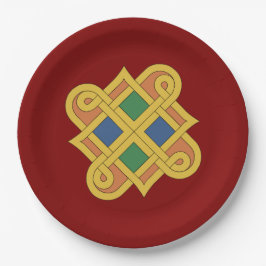 Prato De Papel Durrow Knotwork 2016