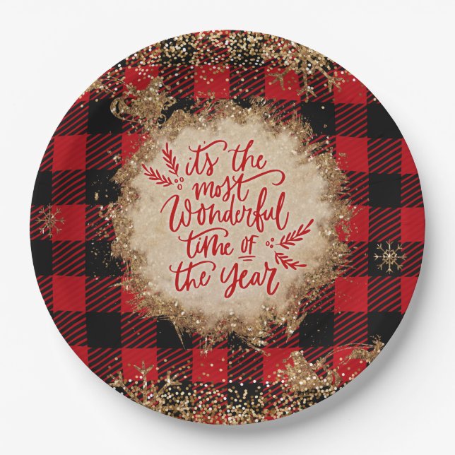 Prato De Papel É a época mais maravilhosa do Natal (Frente)