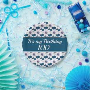 Prato De Papel É a minha Festa de aniversário personalizada de an