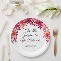 É a Temporada de se Casar Chuveiro de Noiva Floral