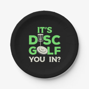 Prato De Papel É Disc Golf em Você