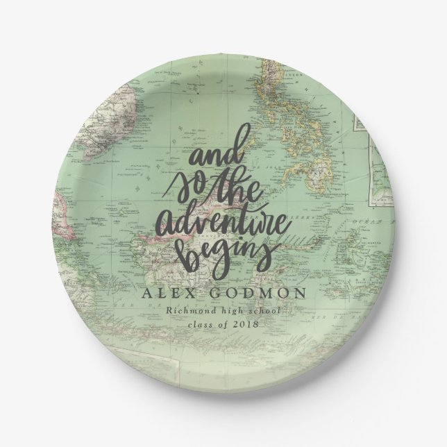 PRATO DE PAPEL E ENTÃO A AVENTURA COMEÇA (Frente)