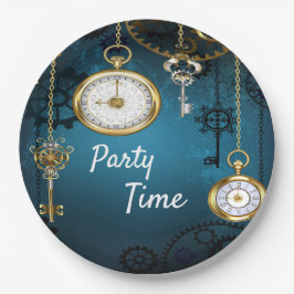 Prato De Papel É hora de uma festa