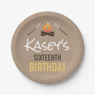 Prato De Papel É mais divertido com a Festa de aniversário Bonfir