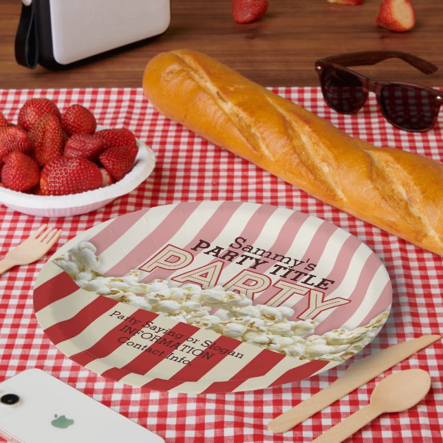 Prato De Papel É o seu chipset personalizado Personalize isso! (Piquenique)