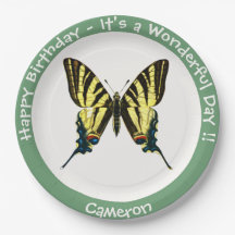 É uma Festa de aniversário de borboleta de Swallow