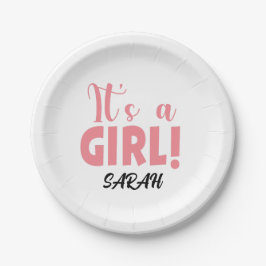 Prato De Papel É uma garota Sarah