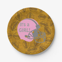 É uma placa de papel do chá de fraldas do tema do