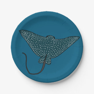 Prato De Papel Eagle Ray