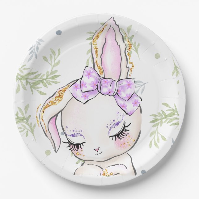 Prato De Papel Easter Cutie Paper Plates (Frente)