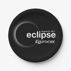 Prato De Papel eclipse 2017 Kentucky