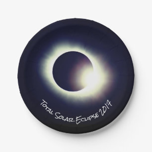 Prato De Papel Eclipse Solar Total 2017