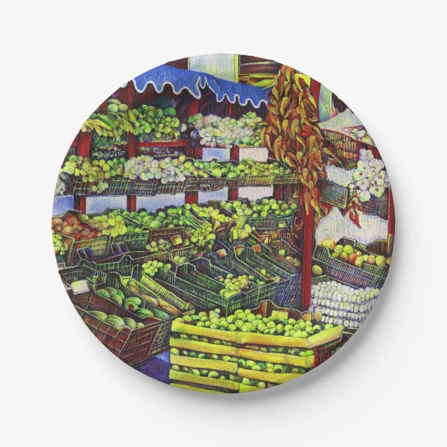 Prato De Papel Eddie's Market, Hungria (Frente)