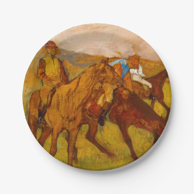 Prato De Papel Edgar Degas Antes da Corrida (Frente)