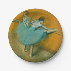 Prato De Papel Edgar Degas Dançarinas na Barra Impressão: Arte do