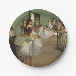 Prato De Papel Edgar Degas-The dance class 1874