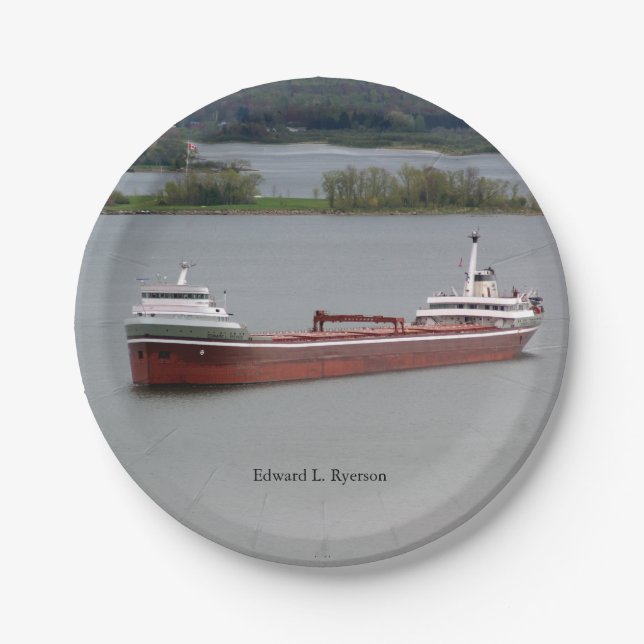 Prato De Papel Edward L. Ryerson - placa de papel (Frente)