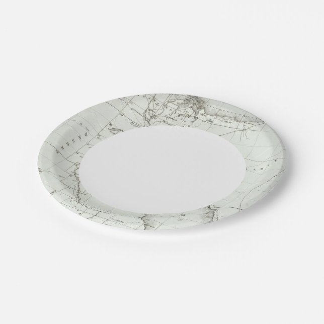 Prato De Papel Egito e Palestina (Inclinado)