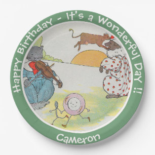 Prato De Papel Ei Diddle Diddle Coleção de Festas de aniversário