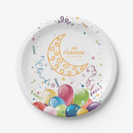 Prato De Papel Eid mubarak
