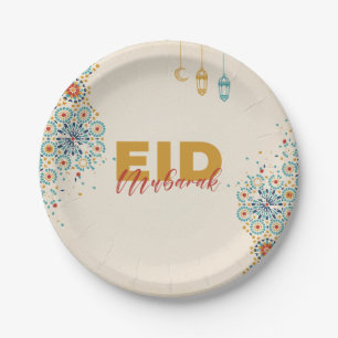 Prato De Papel Eid mubarak