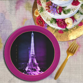 Prato De Papel Eiffel Tower & Surreal Paris Art /love France BP