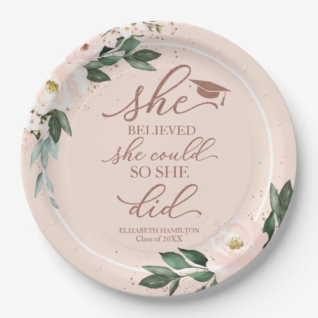 Prato De Papel Ela Acreditava Que Podia, Então Formando O Papel D (Frente)