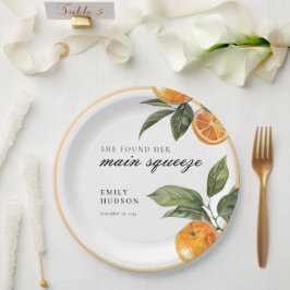 Prato De Papel Ela Encontrou Seu Amor Shower de Noiva